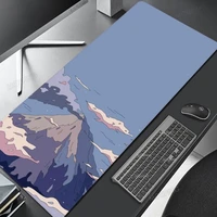 japanese oil painting style anime mouse pads deskmats 700x300 desk protector mat anti slip for gamer computer portable laptop pc