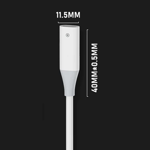 Линия зарядки стилуса USB A/Type-C USB-кабель «папа-мама» Удлинитель Plug and Play со световым индикатором для адаптера Apple Pencil