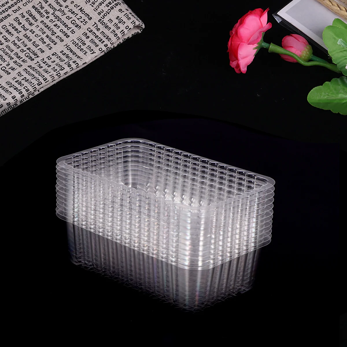 200 шт. блистер для торта в виде фасоли внутренний лоток упаковка коробки печенья