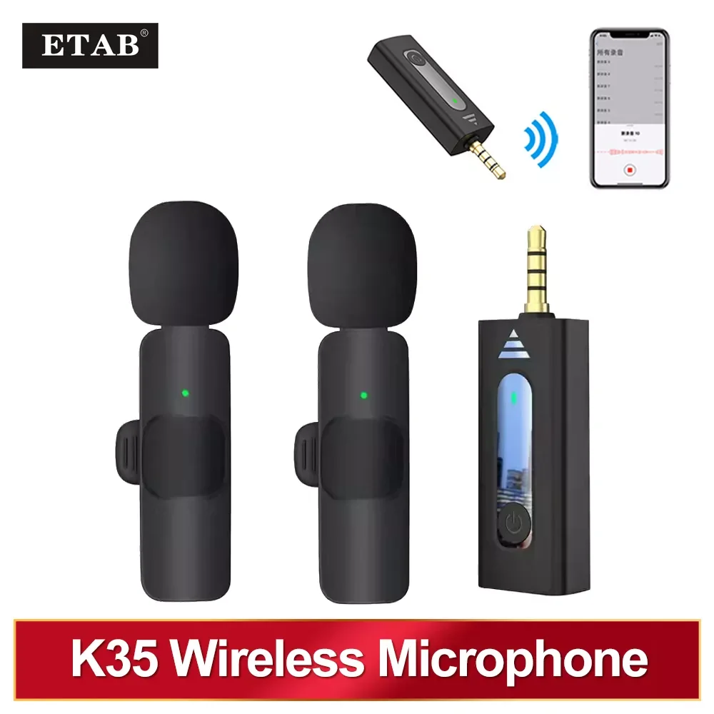 

Wireless 3.5mm Lavalier Lapel Microphone Omnidirectional Condenser Mic for Camera Speaker Smartphone,Recording Mic for Youtube