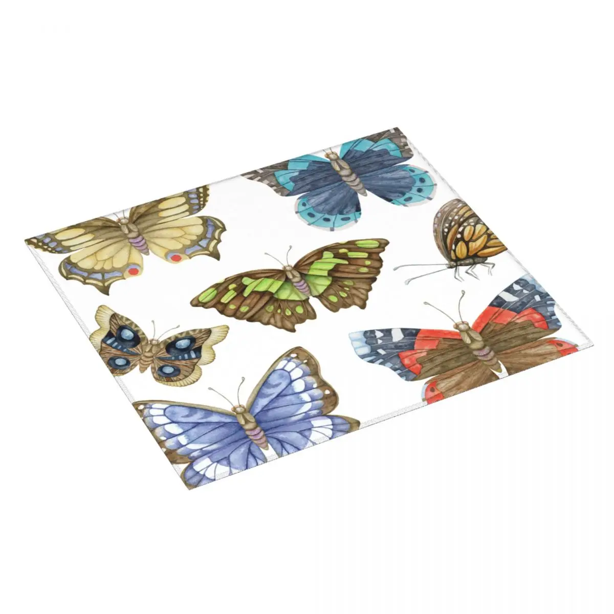 Коврик для сушки посуды кухонный водный коврик с бабочками сушилка Впитывающий