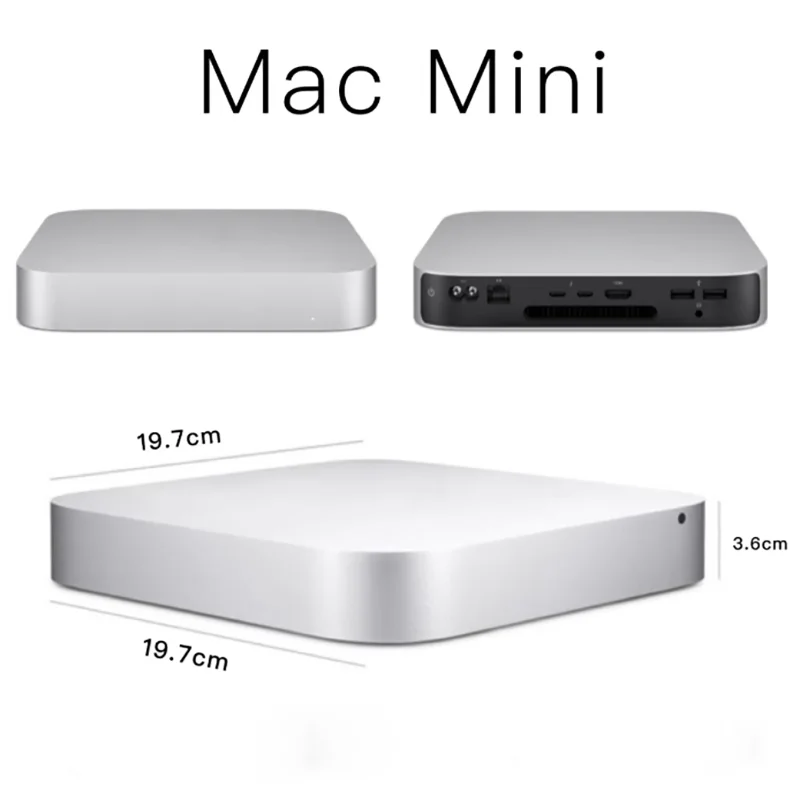 Фото Мини-настольный компьютер Mac 2023 с чипом M2 или M2 Pro, 8-ядерный процессор, 10-ядерный графический процессор, 8 ГБ/16 ГБ ОЗУ, твердотельный накопитель 256 ГБ/512 ГБ/1 ТБ. №1
