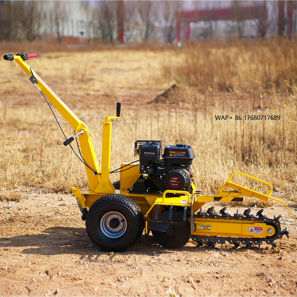 Фото Мини-траншеекопатель Loncin/Briggs&Stratton/Ducar 7 л.с. с бензиновым двигателем, соответствующий стандарту EPA №1