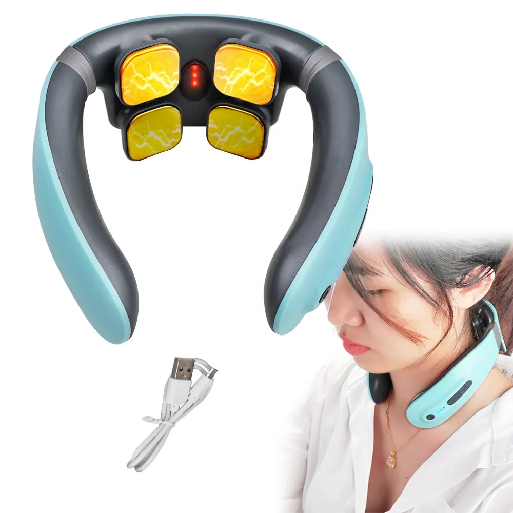 

Dropshipping 2022 Electric Pulse Smart Neck Massager with Heat
