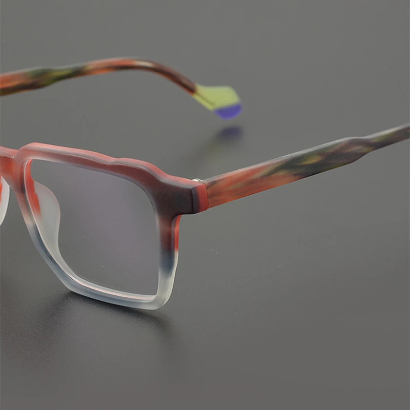 Дизайнерская нишевая модель квадратная оправа мужские и женские матовые очки с