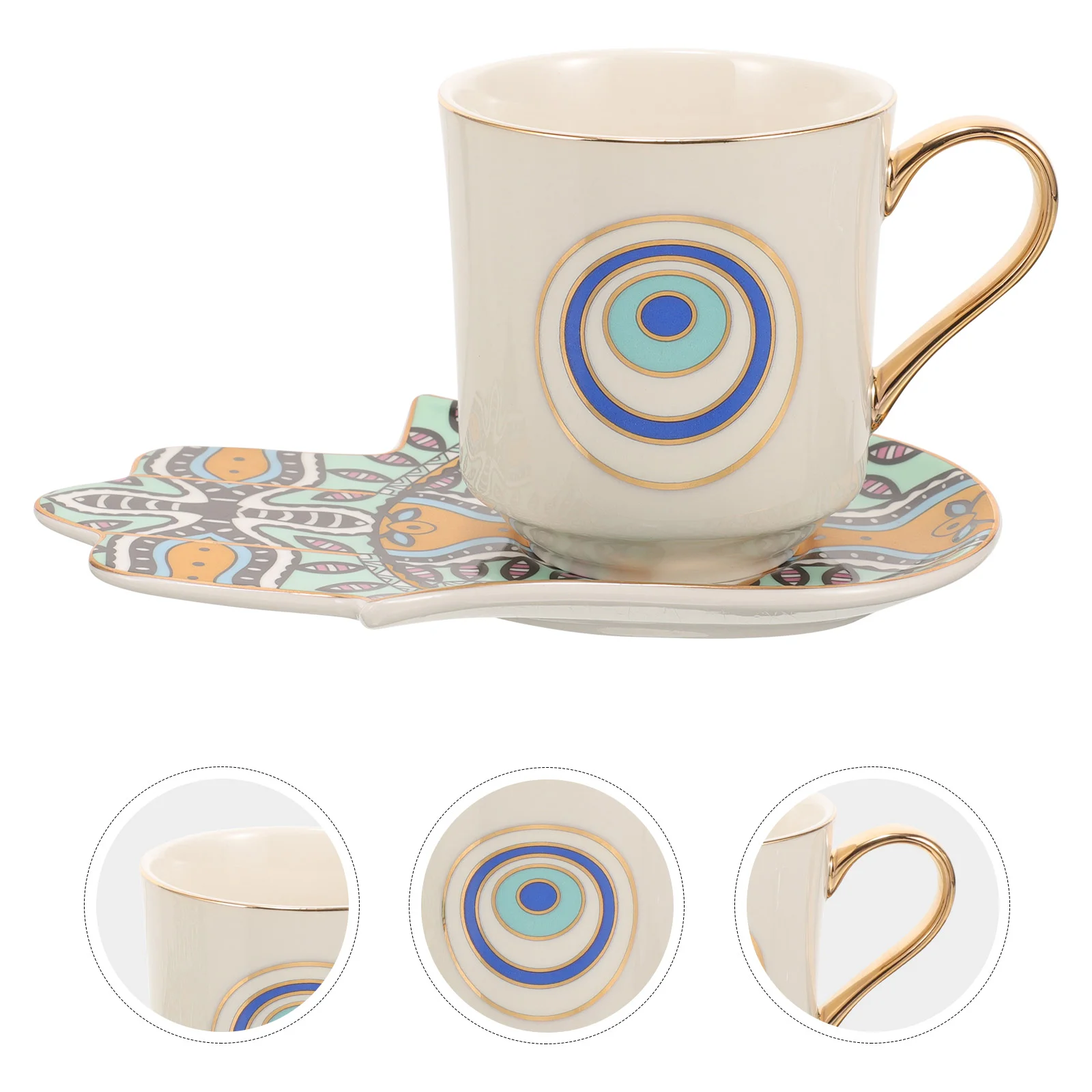 

1 набор керамических кофейных кружек, новинка, Женская Офисная кружка, чайная чашка с блюдцем, набор кофейных кружек