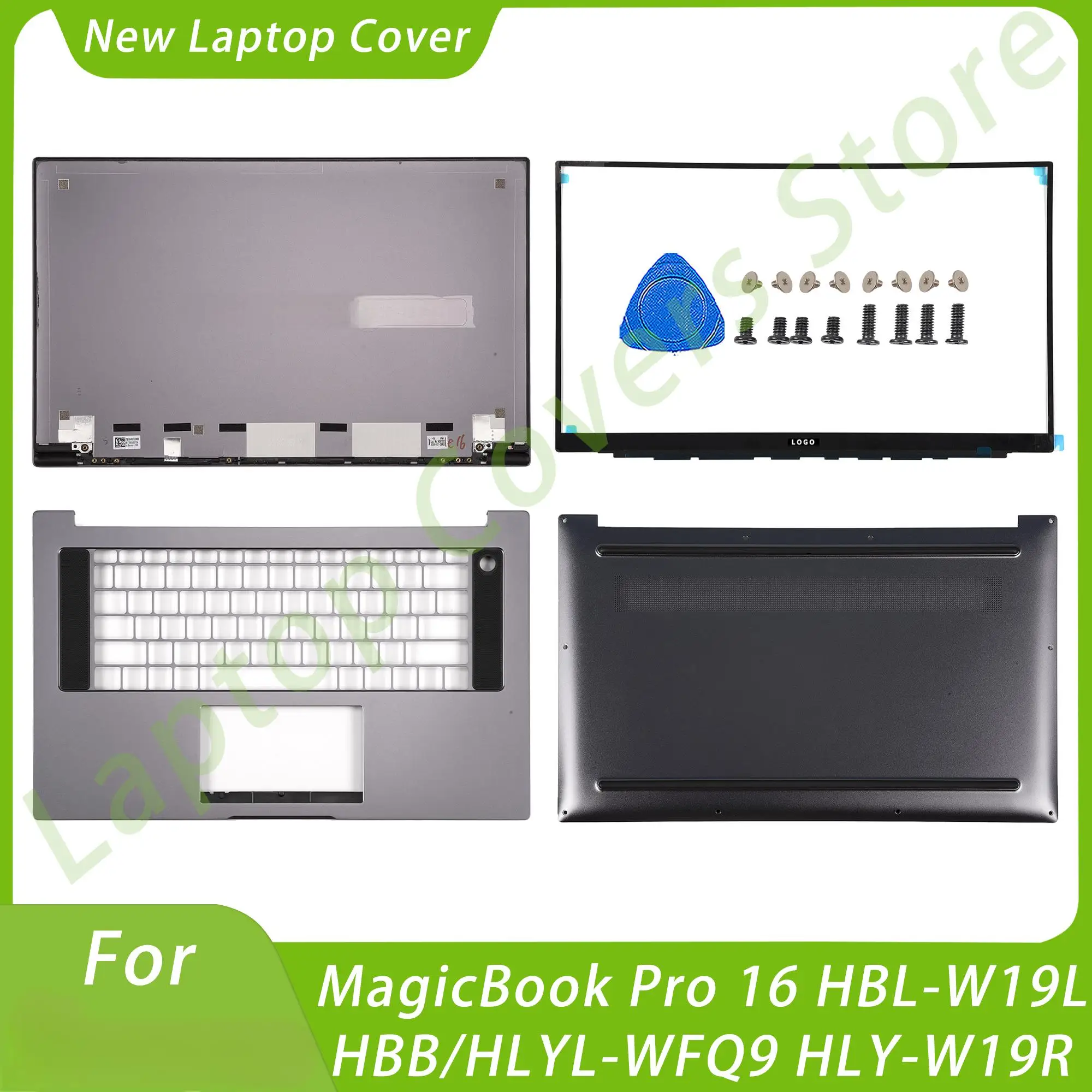 Задняя крышка для MagicBook Pro 16 HBL-W19/W29 HBB/HLYL-WFQ9 HLY-W19R HYLR-WFQ9 передняя панель упор рук