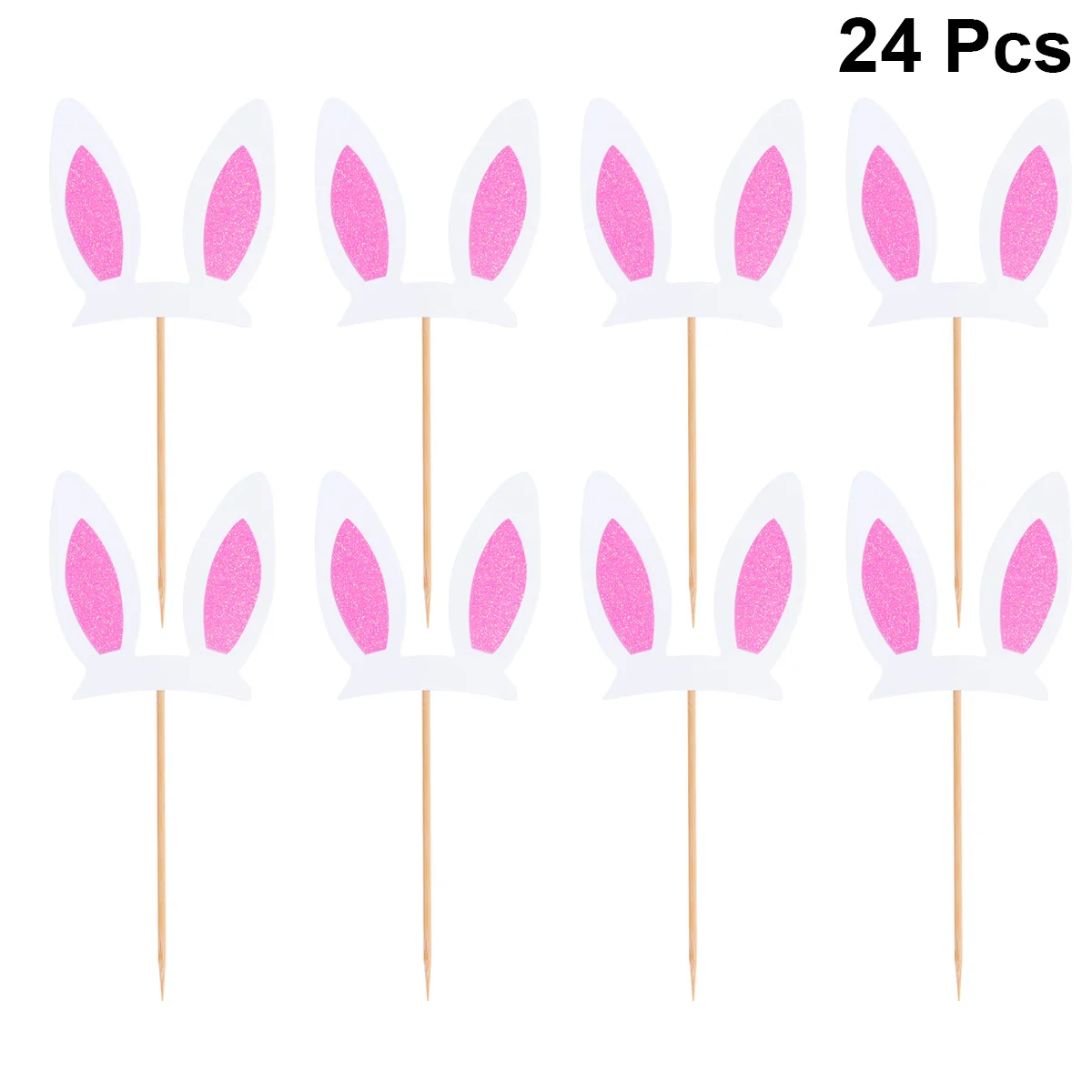 

24pcs Cake Decor Cake Picks Party Cupcake TopperDessert Toppers Easter Easter Cupcake Topper Easter Picks