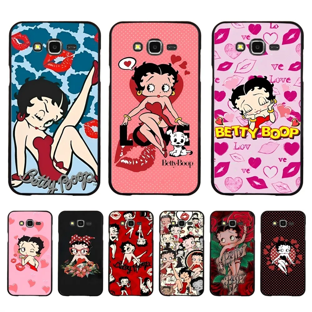 

Betty-Cute-Boop Phone Case For Samsung J 7 plus 7core J7 neo J6 plus prime J6 J4 J5 Mobile Cover