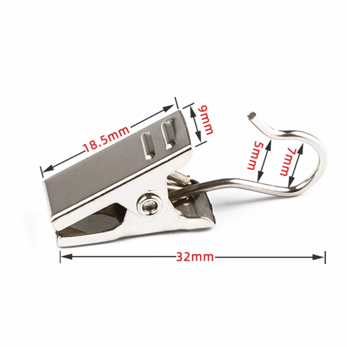 Кольцо-зажим для штор из нержавеющей стали