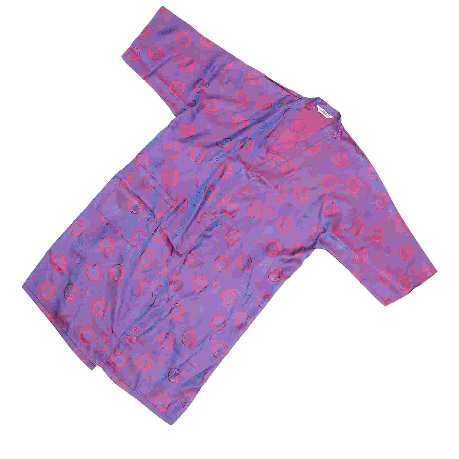 

Gown Sauna Robe Hair Salon Spa Hairdressing Smock Client Wrap Beauty Bathrobe Steam Barber Guest Clothes Apron Stylist Grooming