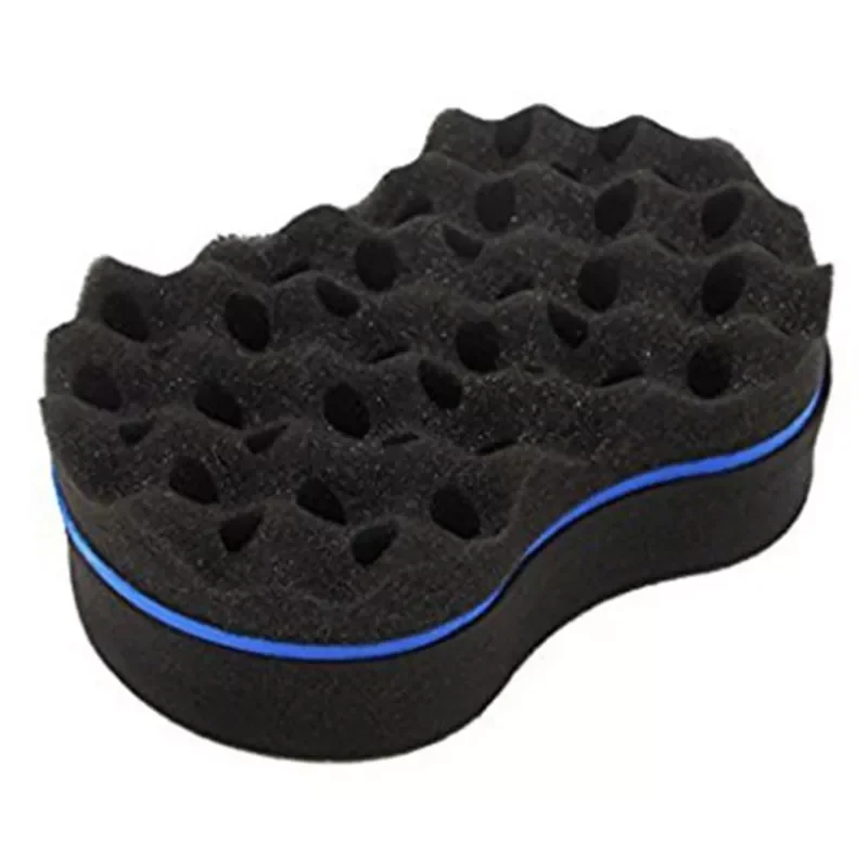 

Double Sided Wave-shaped Sponge Brushes Multi-holes Side Braid Twist Hair Curl Wave Hair Sponge Brush Comb Hair Styling Tools