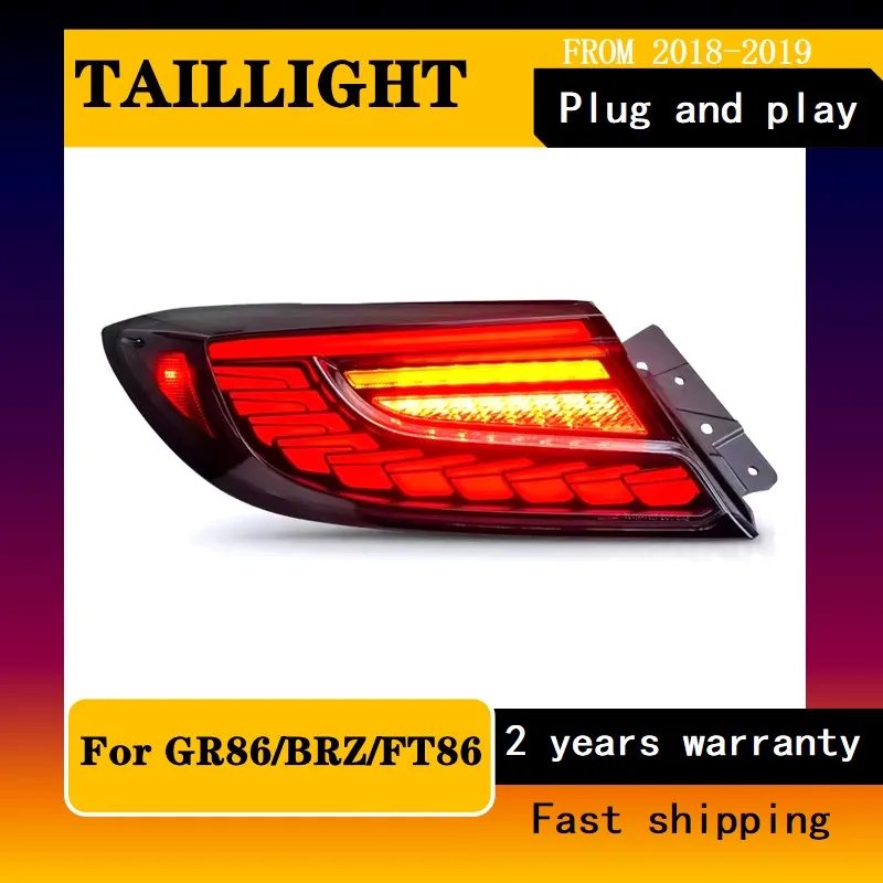 Стайлинг автомобиля для задних фонарей Toyota GR86 Задний фонарь 2022-2023 Subaru BRZ FT86