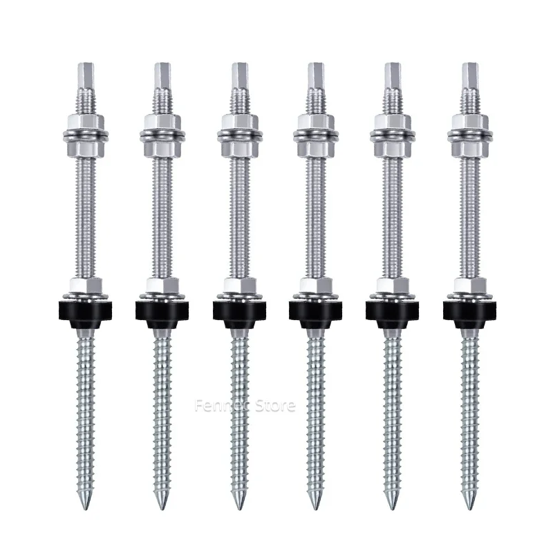 Болты для солнечной панели крепежные винты крыши 4/6 шт. M10 нержавеющая сталь 304