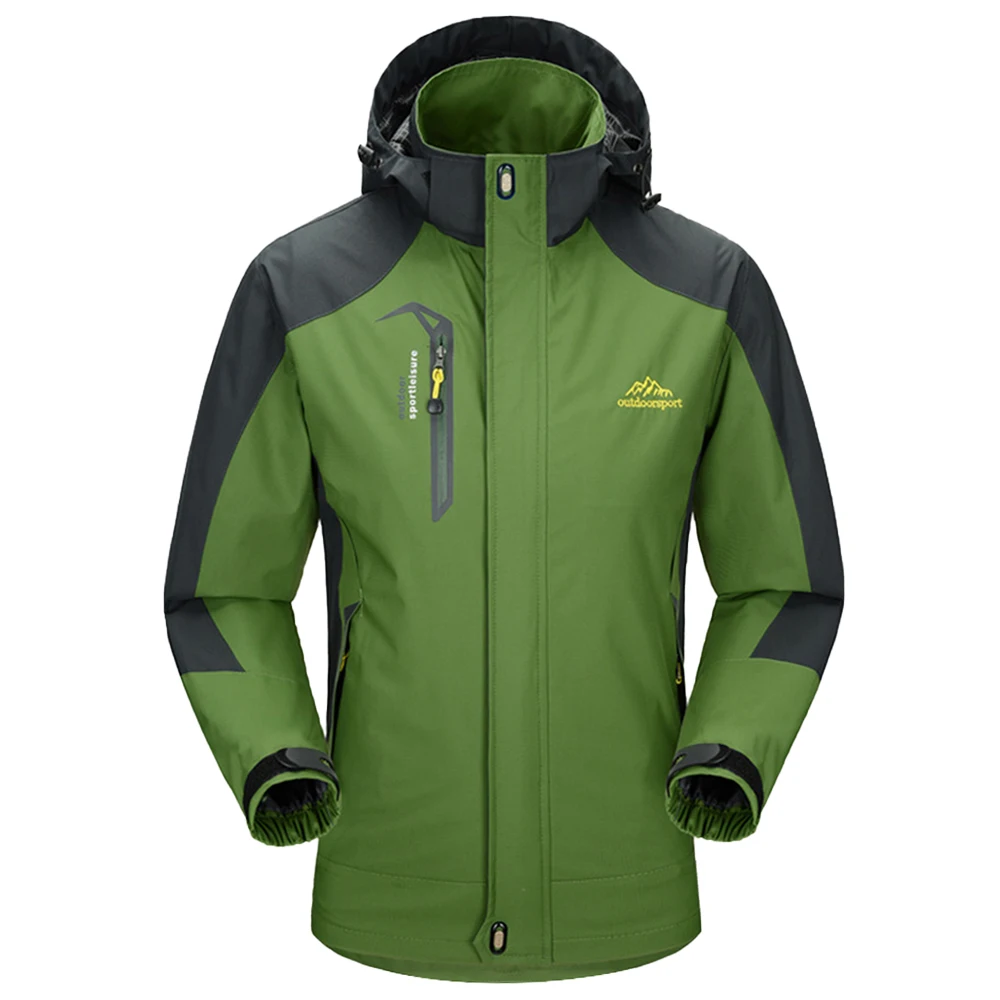 

Men Women's Camping Hiking Jacket Autumn Outdoor Sports Coats Climbing Trekking Windbreaker Travel Waterproof Black Jackets