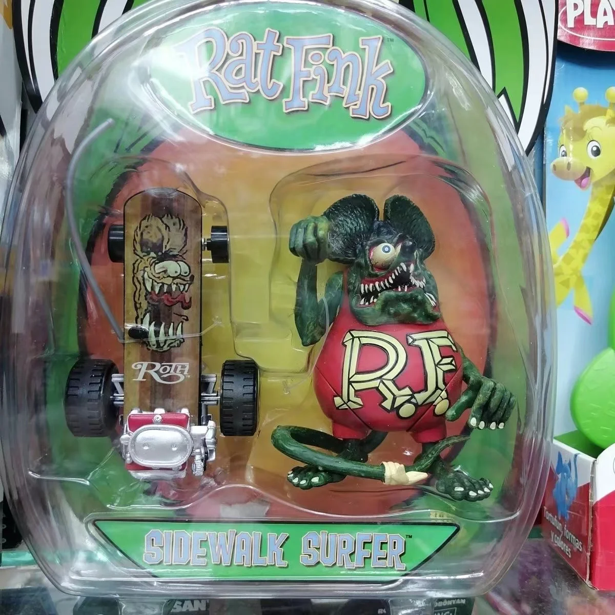 

Crazy Mouse Funk Legend Funk Mouse Skateboarding 13cm Figures Movable joint Model Vinyl Doll Movable Pendulum Model