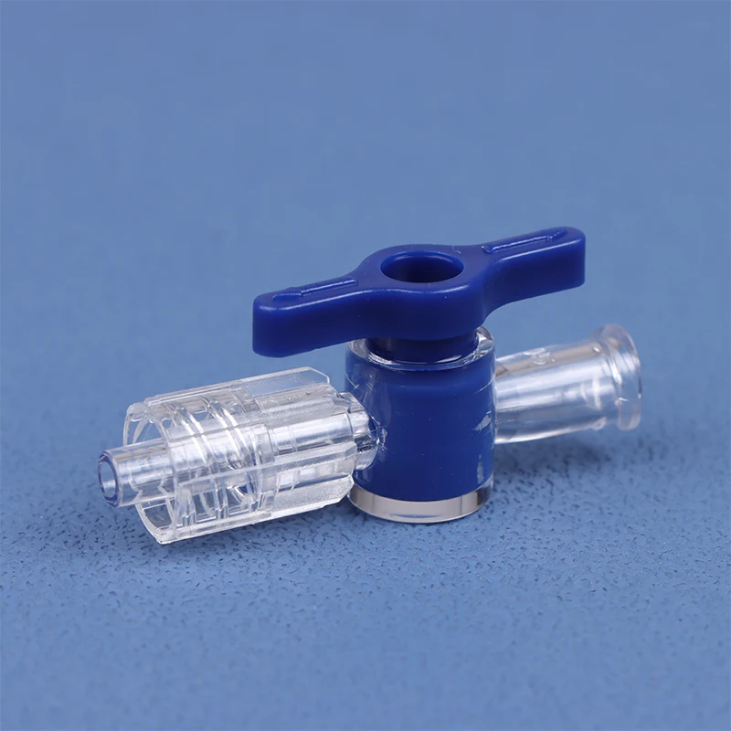 Luer шарнирный двухсторонний клапан дозирования пластиковый переключатель