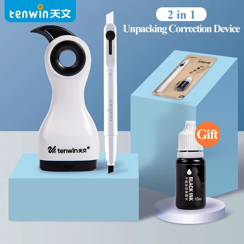 

Многофункциональный нож TENWIN для открывания конвертов, устройство для коррекции кода с подтверждением утечки и именем экспресс-доставки
