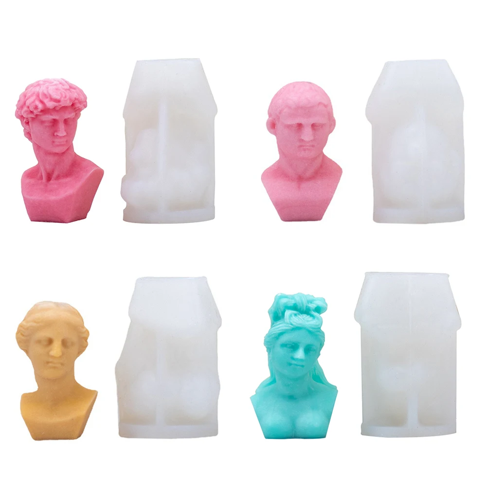 

Силиконовая форма в виде Давида для резьбы по свечам, искусство для резьбы, форма для украшения дома, свадебный подарок, домашний декор