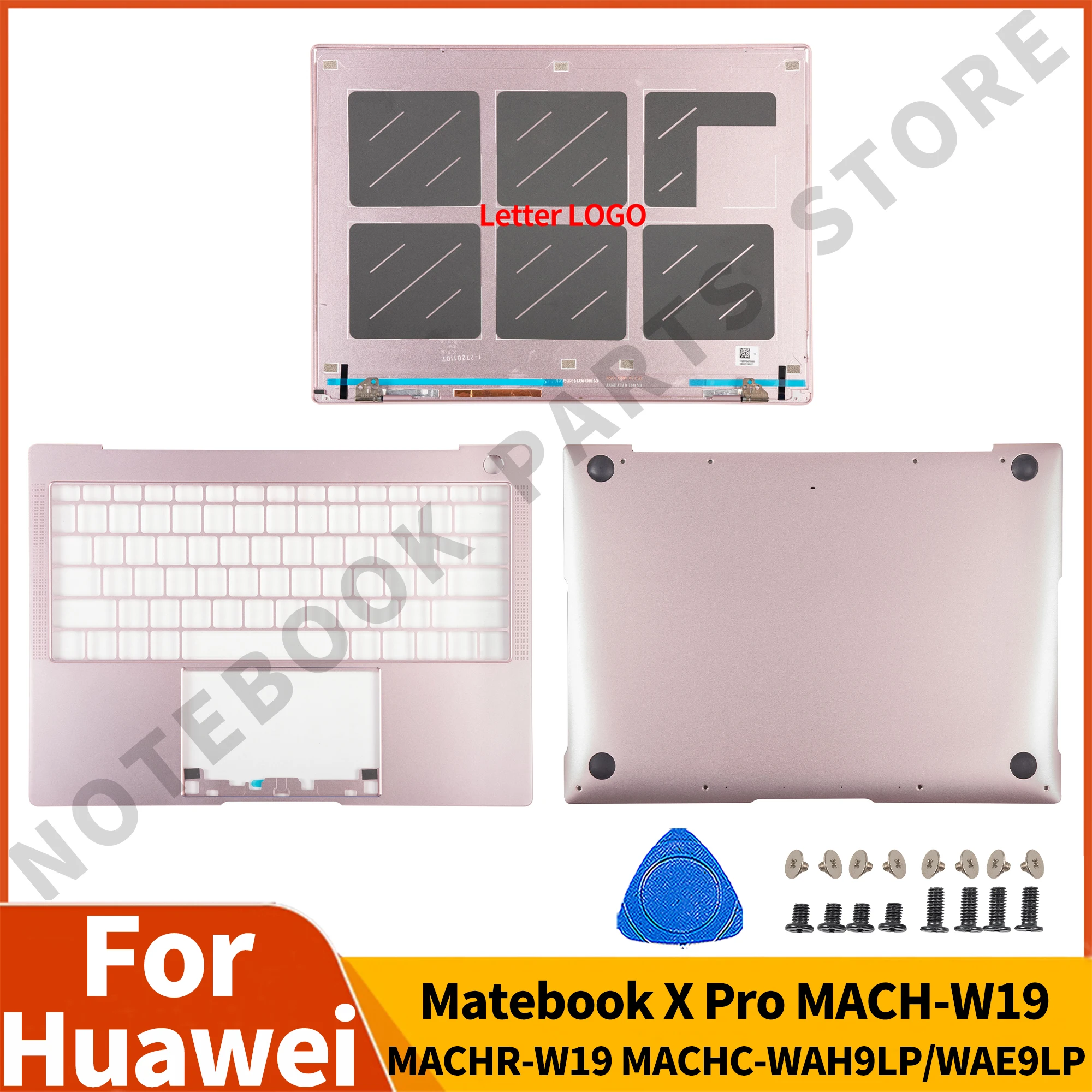 

New For Huawei Matebook X Pro MACHC-W19 W19B W29 MACHR-W19 MACHC-WAE9LP MACH-W19 LCD Back Cover PalmRest Bottom Case Housing