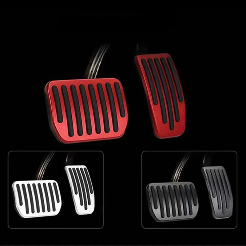 

Car Styling Aluminum Alloy Foot Pedal For Tesla Model 3 Y Accelerator Gas Fuel Brake Pedal Rest Pedal Pads Mat Cover Accessories