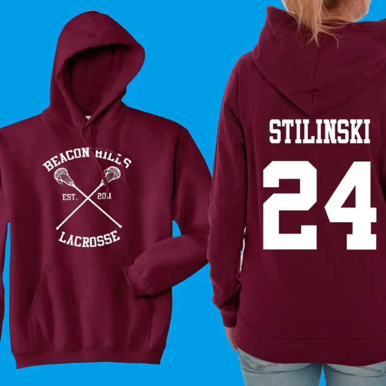 Маячок Хиллз худи Лакросс свитшот с капюшоном Teen Wolf размер XS-2XL в наличии |
