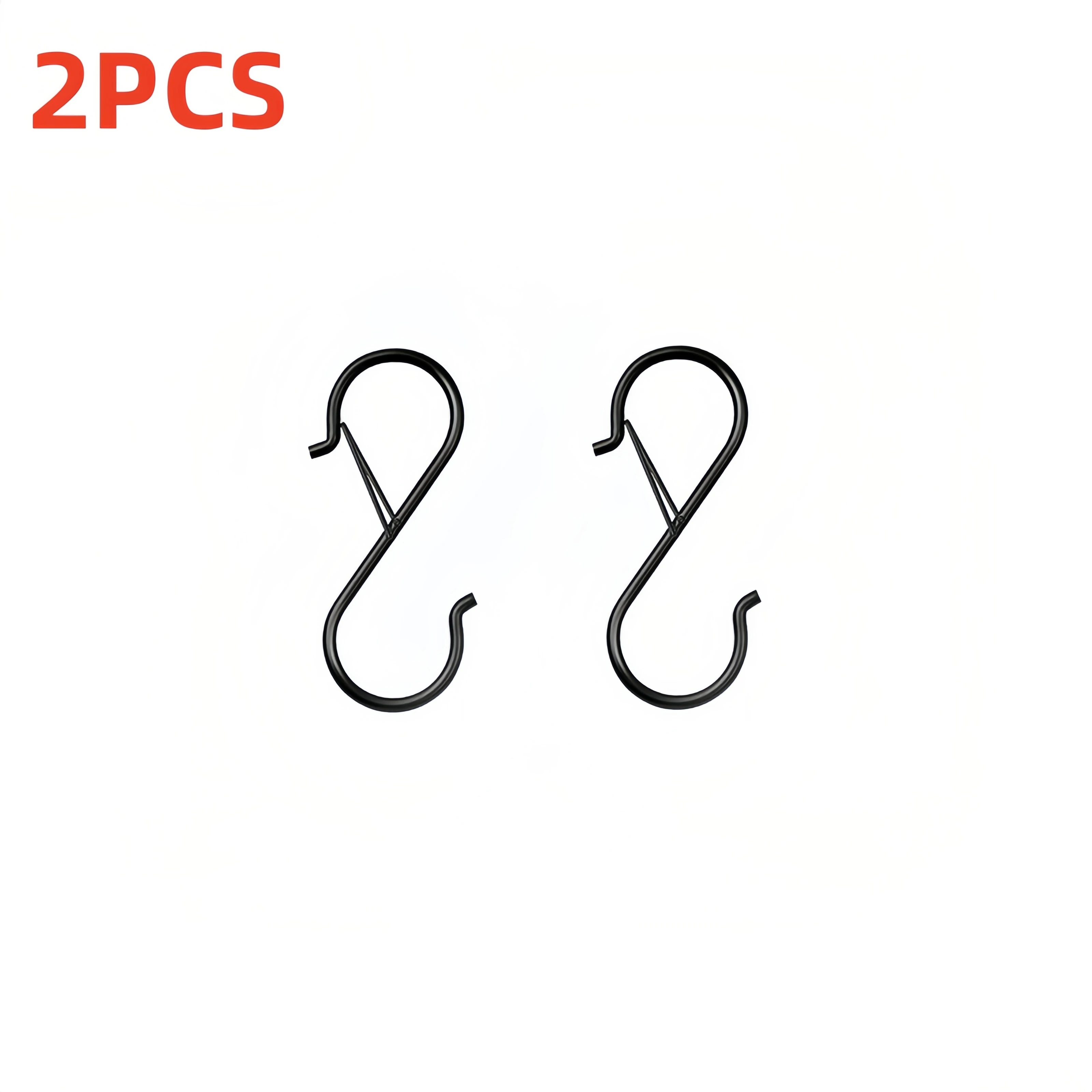 

С-образные крючки из железа, черные, 2/5/10 шт