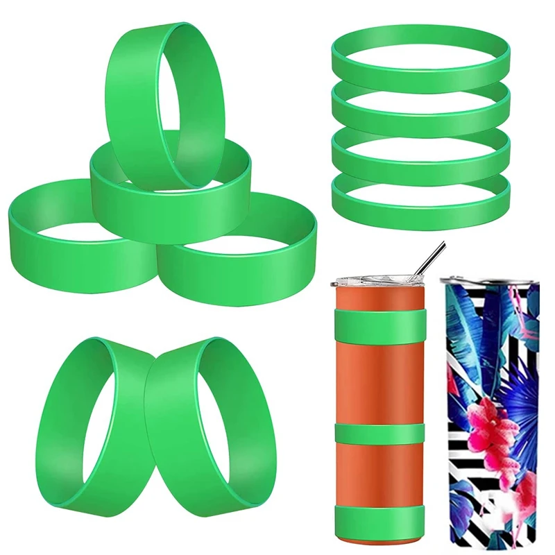 

Silicone Bands For Sublimation Tumbler -Prevent Ghosting Sublimation Tight-Fitting For Tumbler Sublimation Accessories