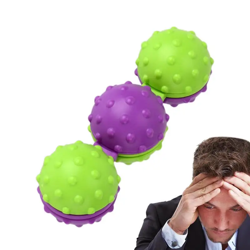 

Small Massage Ball Radish 3D Printing Fidget Toys Soft Spiky Massage Balls For Hand Massage Manual Massage Balls For Stress