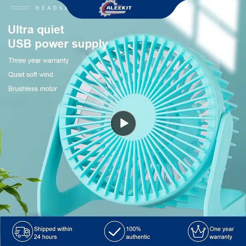 

Desktop Fan Usb Charging Portable Summer Air Cooler 360 Degree Rotating Snowflake Fans Electric Fans Small Fan Quiet Operation