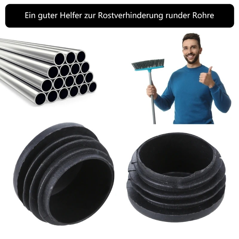 Защитные колпачки для концов круглых труб Заглушки Вставки трубок