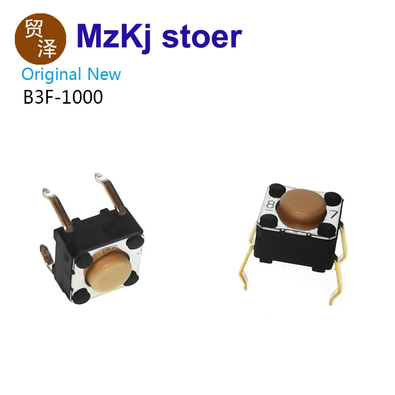 

50 шт. B3F Новинка 6*6*4,3 мм кнопка переключателя B3F-1000 Tact кнопка управления