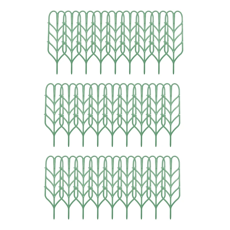 

27X DIY Garden Trellis For Climbing Plants,14X4 Inch Potted Vines Vegetables Flowers Patio Wire Lattices Grid Panels