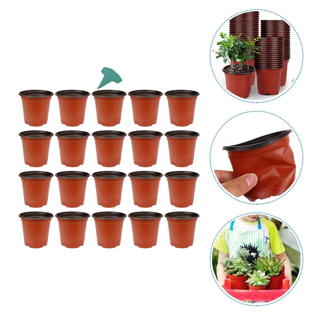 

1 Set of Small Flower Pots Vegetables Seedlings Pots Succulent Planters Nursery Pots