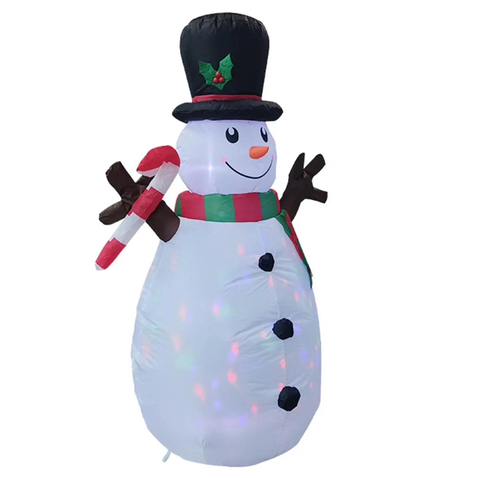 

Рождественский надувной снеговик вращающиеся красочные огни большой реквизит забавное уличное украшение для отдыха сад зима Рождество лужайка
