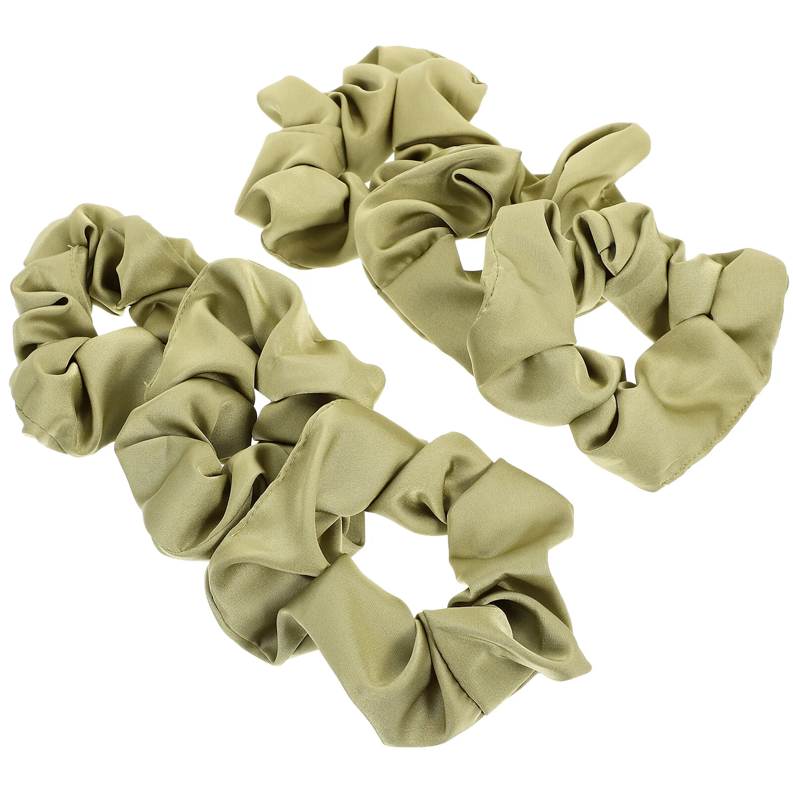 

6 Pcs Big Scrunchies Women Hair Bands Girls Ties Elastic Rope Ropes Green Accessories Ponytail Holder Fat Intestines Bulk