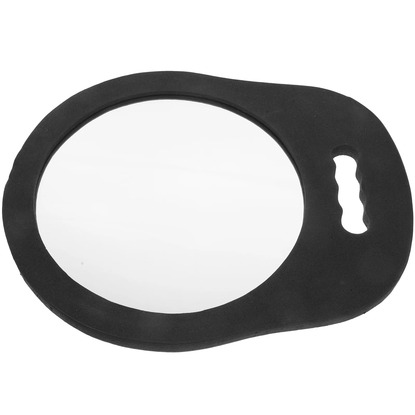 

1PC Hand Held Mirror Hairdresser Back Mirror Professional EVA Frame Drop Resistance Barber Salon Mirror