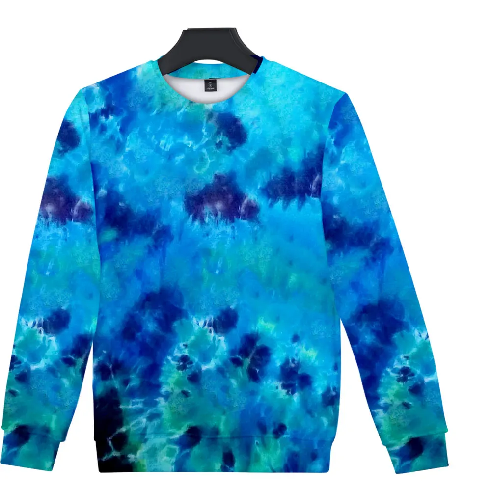 Lianshuo 2022 New Spring And Autumn Sweater Street Women'S Casual 3D Tie-dye Printing XXS-XXXL Round Neck Sweater Y2k Sweatshirt