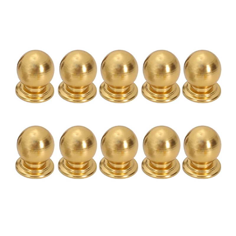 

SEWS-10 Pieces Cabinet Knobs Round Ball Knobs Bathroom Cabinet Knobs Dresser Knobs, Modern Cabinet Hardware For Kitchen