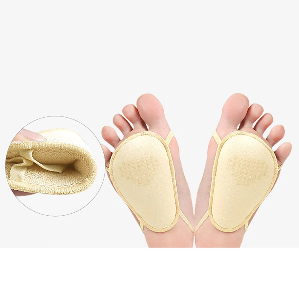 

Туфли на высоком каблуке, полуподкладка для передней части стопы, невидимая подкладка для ног, утолщенная подошва, Нескользящие и водонепроницаемые невидимые носки, носки-лодочки