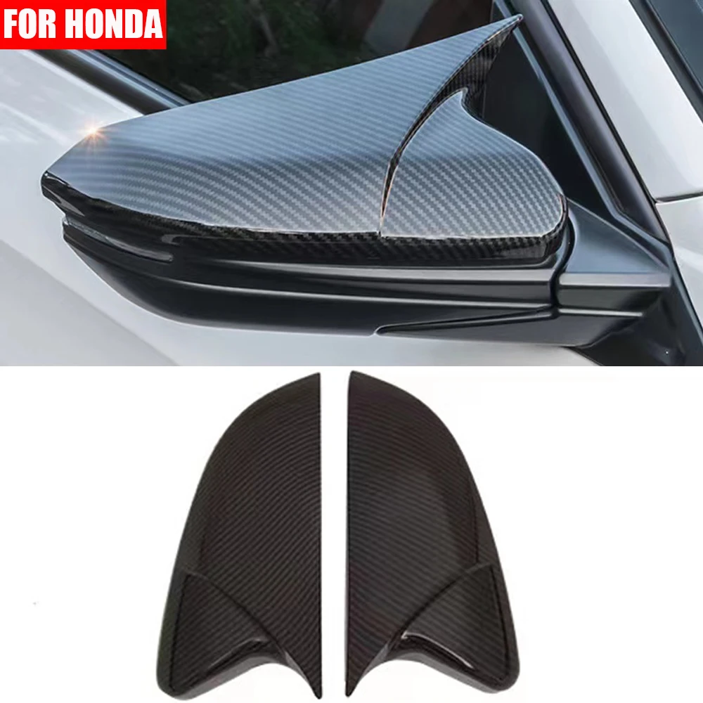 

Black Side Rear View Door Wing Mirror Cover Trim Cap Shell Fit for Honda Civic 10th 2016 2017 2018 2019 2020