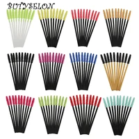 50 pcs silicone mascara wands applicator disposable eyelash brushes comb beauty makeup brush for women lash extension tools