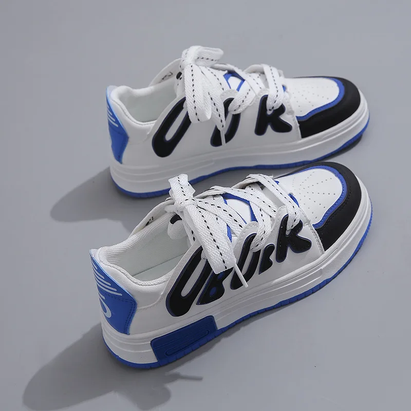 New Women Fashion Sneakers Flats Shoes for Woman Shoes Mixed Colors Lace-up Casual Lady Shoes Ladies Platform Sneakers Female