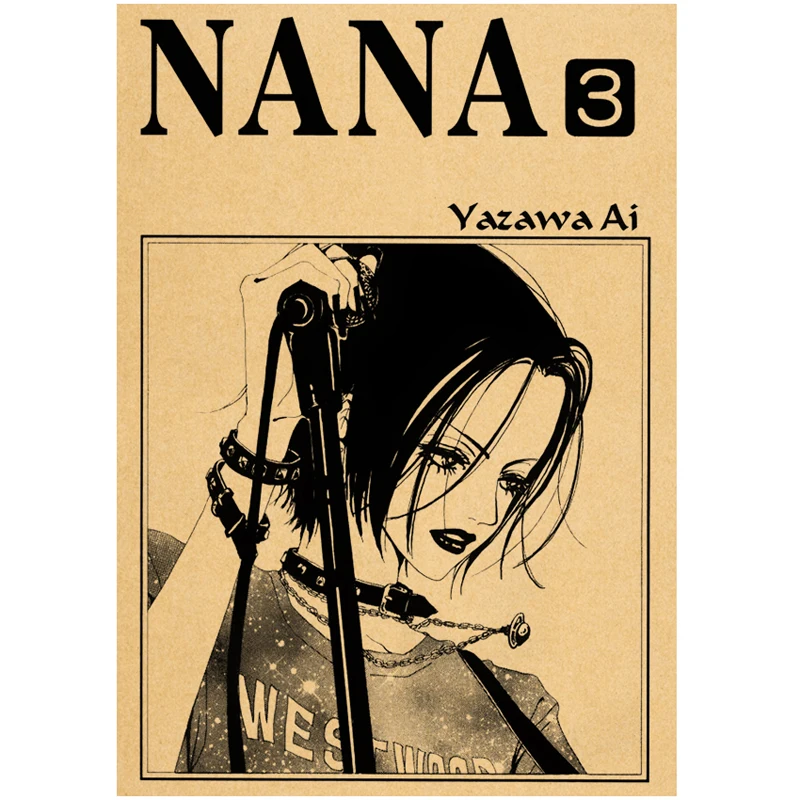 Винтажные постеры из аниме Нана декор для домашней комнаты искусство картина