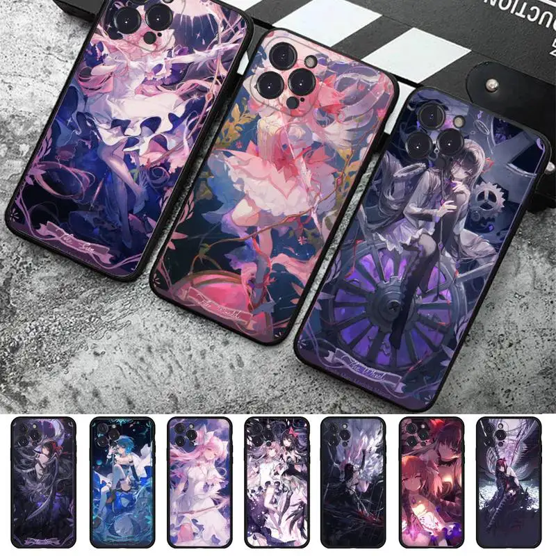 

Cute Anime Puella Magi Madoka Magica Phone Case For iPhone 14 11 12 13 Mini Pro Max 8 7 6 6S Plus X SE 2020 XR XS Funda Case