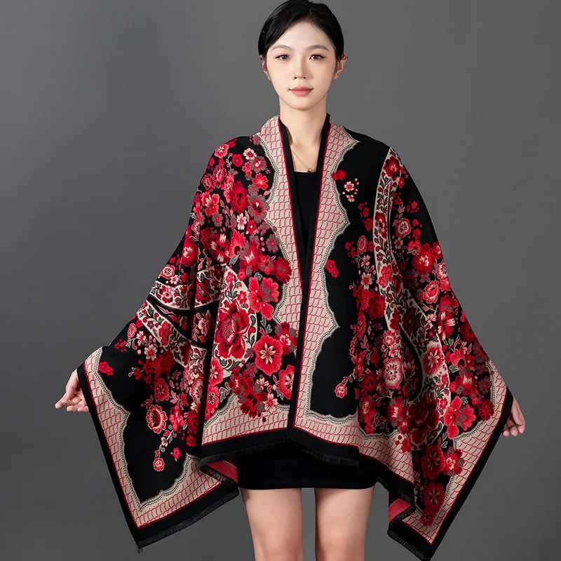 Шарф с цветочным принтом женская одежда трендовые роскошные шарфы дизайнерская