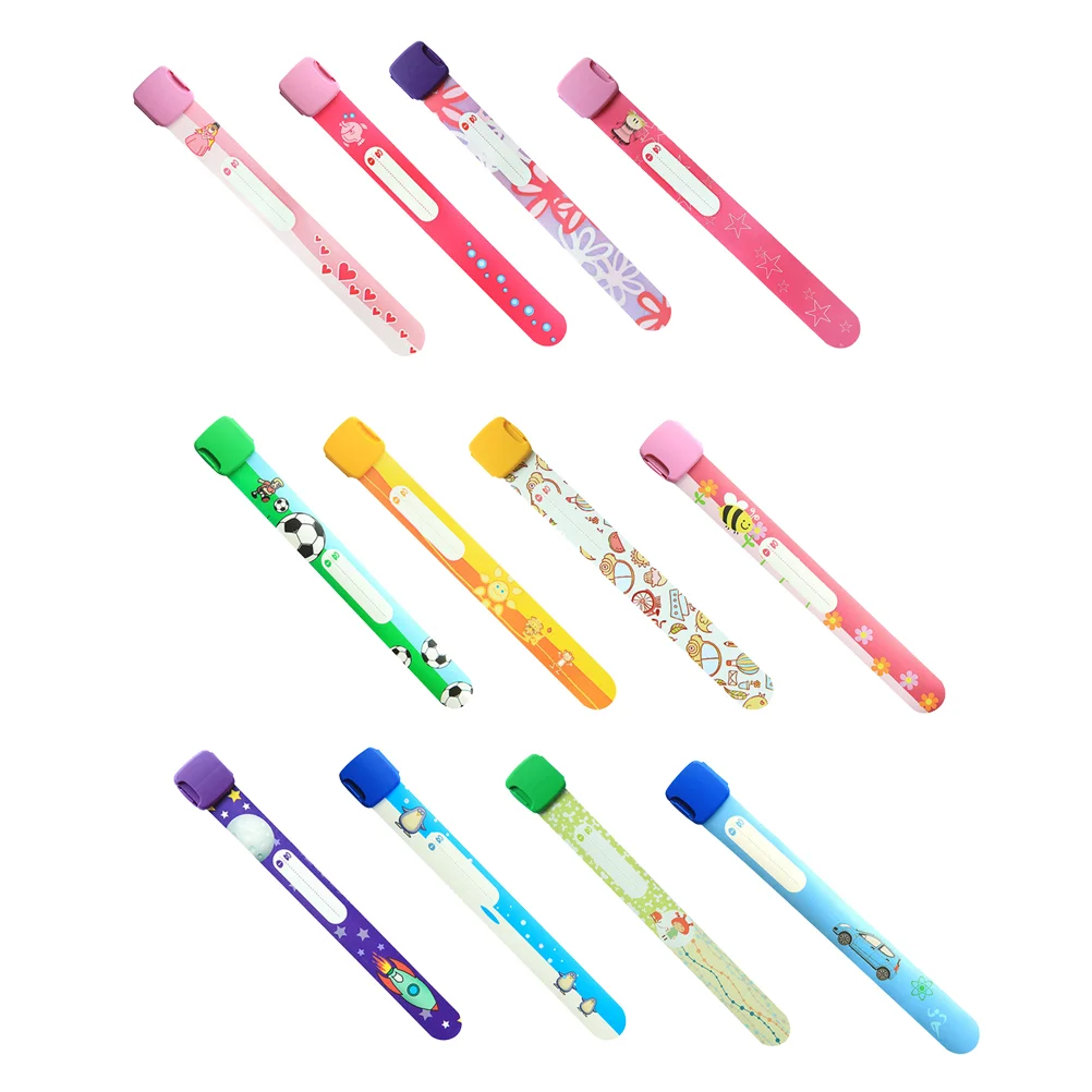 20pcs ID Wristbands Portable Reusable Wristbands for Outdoor Activities Kids