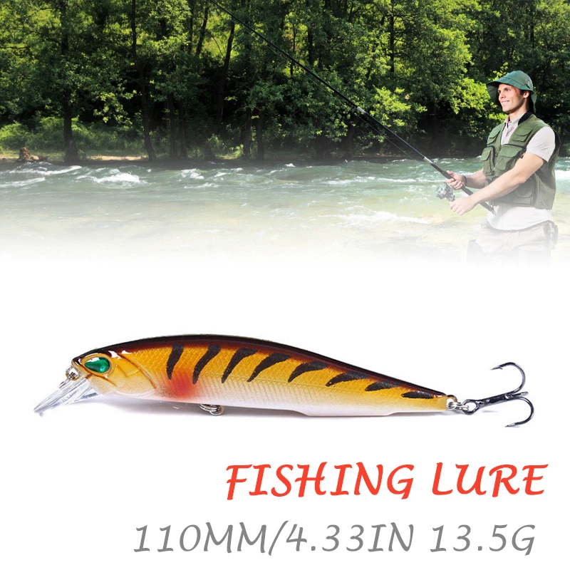 

artificial bait 110mm Sinking Action Bass Carp Trout Amur pikc fishing lure Freshwater Saltwater Fishing Artificial Bait