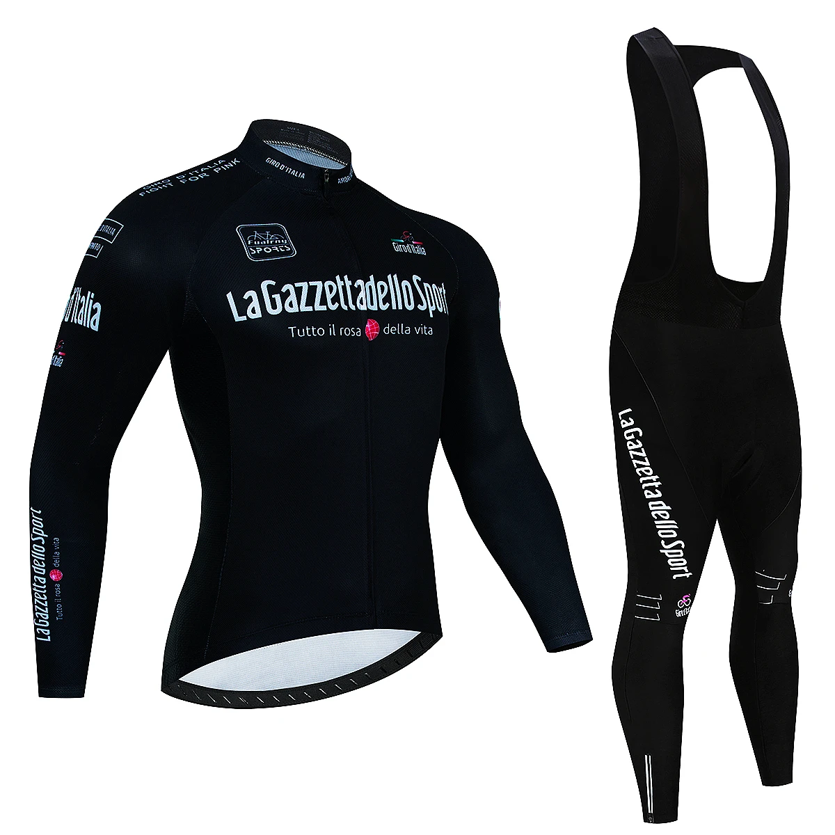 

2022 Giro d'Italia spring autumn Cycling Jersey Set Long Sleeve MTB Bike Clothes Wear Racing Bicycle Clothing Maillot Ciclismo