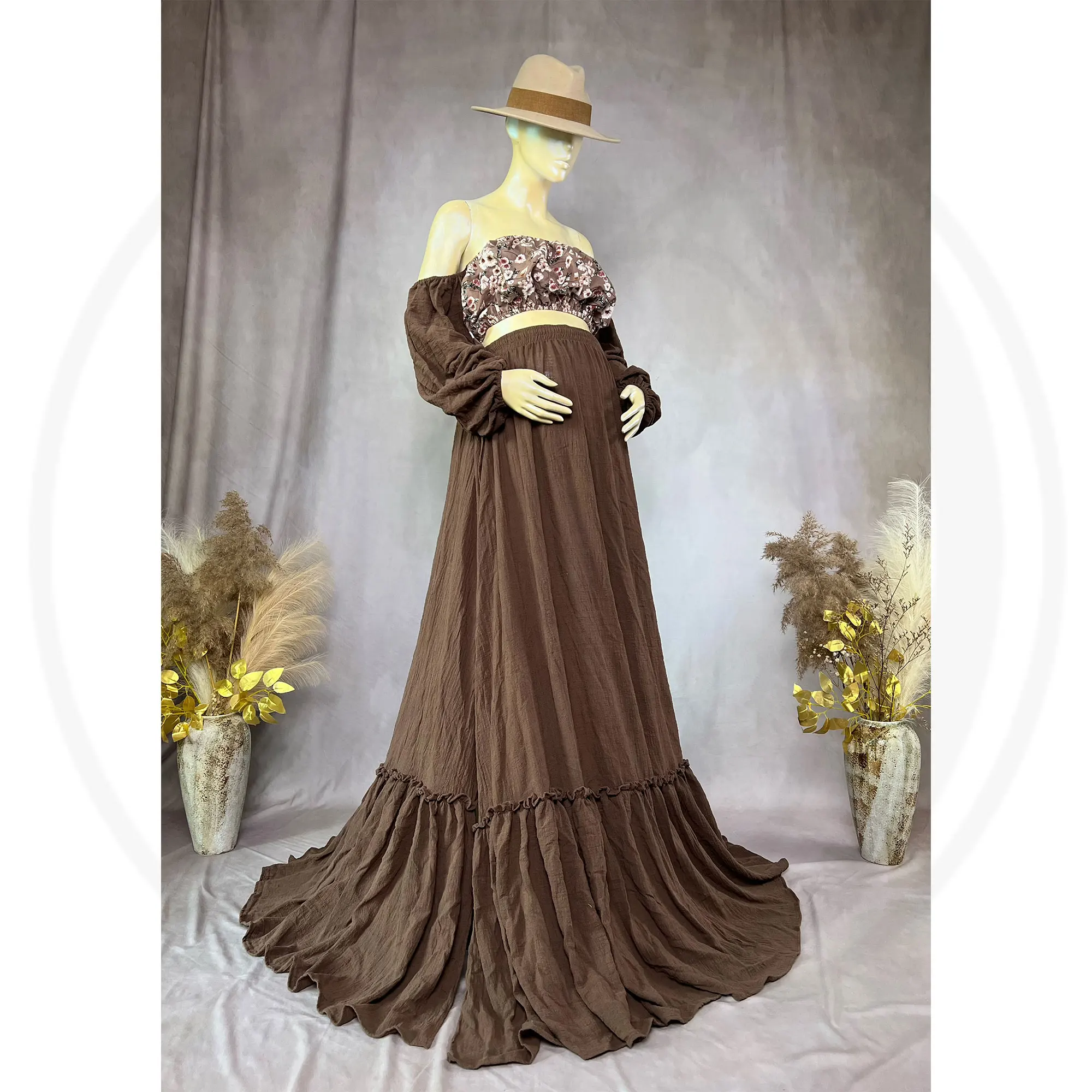 Женский комплект из двух предметов Don &amp Judy платье для фотосессии и беременных с